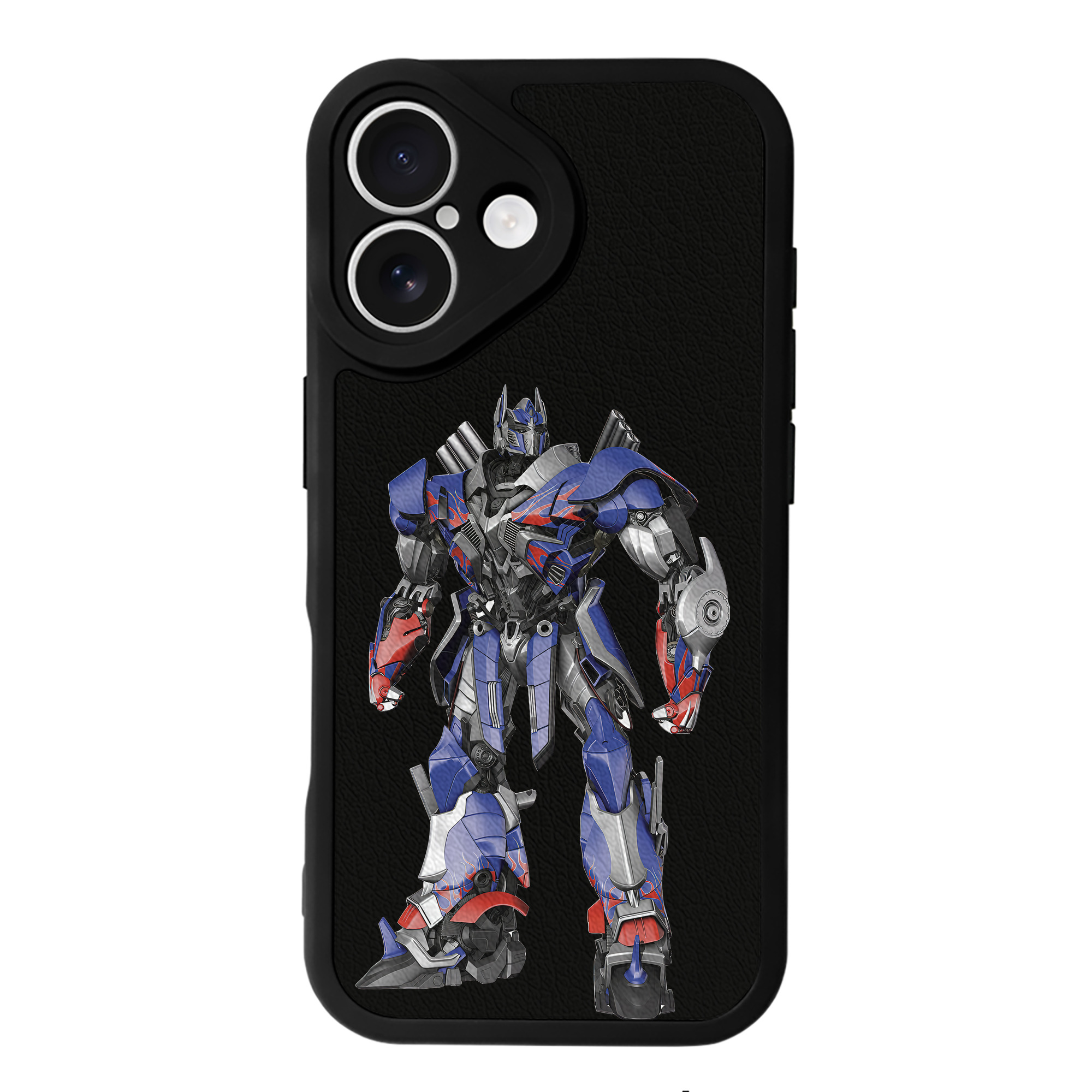 （画像用） Transformers トランスフォーマー 【iPhone 16シリーズ対応】シリコンスマホケース（レザー調） 材質：シリコン